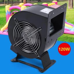 Round Flange Arch Fan Low Noise 120W Centrifugal Blower Outdoor Wood Furnace Boiler Fans for Extruder Heat Dissipation