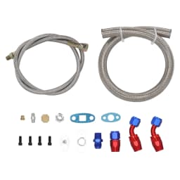 T3 T4 TO4E T04E 400HP Universal Turbo Turbocharger Kit w/ Wastegate Intercooler