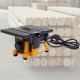 Electric Table Saw Power Tool Metal Wood Cutting Machine Workbench 4500RPM Cut Off Miter Saw 90W for Carpentry Circular Blade
