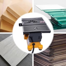 Electric Table Saw Power Tool Metal Wood Cutting Machine Workbench 4500RPM Cut Off Miter Saw 90W for Carpentry Circular Blade