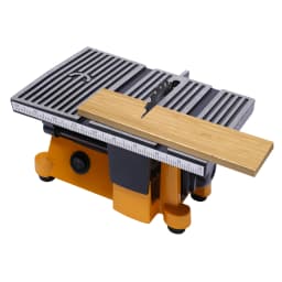 Electric Table Saw Power Tool Metal Wood Cutting Machine Workbench 4500RPM Cut Off Miter Saw 90W for Carpentry Circular Blade