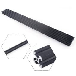 10 PACK 20*20 T-Slot Aluminum Extrusion CNC 3D Printer 1m 39.5'' Long Extruded Piece Black