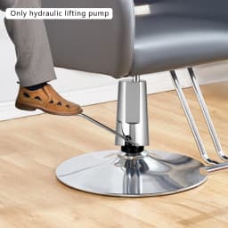 Barber Chair Hydraulic Pump 4 Screw Pattern 440lbs Capacity Chair Replacement Adjustable Height Beauty Equipment for Salon
