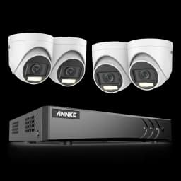 ANNKE 8CH 5MP Video Security System Dual Light H.265+ DVR Recorder Video Surveillance CCTV Camera Kits 3K Outdoor PIR Detection