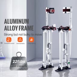 VEVOR 24"-40" Drywall Stilts Professional Aluminum lastering Stilt Ladder Adjustable Plastering Stilts Paint Tool Stage Props