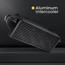 Front Upgraded Tube and Fin Intercooler For BMW E82 E88 E89 E90 E91 E92 E93 Z4 N54 N55 520 X 200 X 145 mm