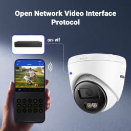 ANNKE 5MP IP Camera Outdoor Indoor POE Security Cameras Smart Home POE Surveillance Cameras TF Card Support With Audio in