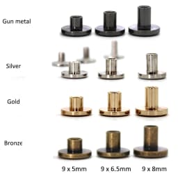 10pcs Metal Binding Chicago Screws Nails Studs Rivets For Photo Album Desk Calendar Menu Leather Craft Belt Wallet Fasteners