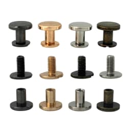 10pcs Metal Binding Chicago Screws Nails Studs Rivets For Photo Album Desk Calendar Menu Leather Craft Belt Wallet Fasteners