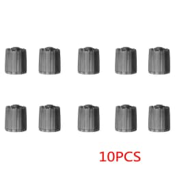 10pcs Gray Creative Car Tuning Tire Valve Stem Caps TPMS Tire Cap with Gasket Universal Nylon Exterior Parts Car Accessories