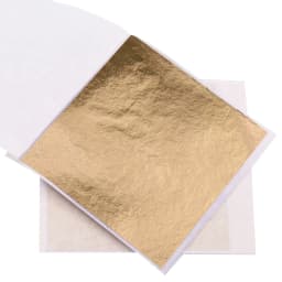 100pcs/10colors sheet Pink Gold Leaf Imitation Sliver Foil Papers DIY Art Crafts Design packaging material Food decoration
