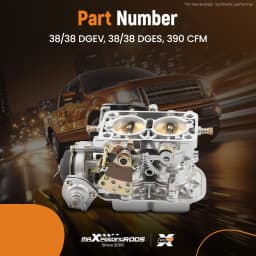 Carburetor Carb Carby for Ford VW Replace WEBER 38 for 19830.202 38DGAS