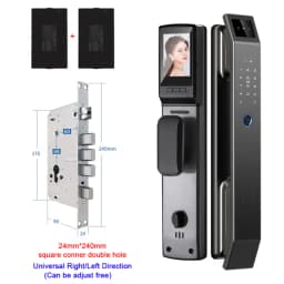 3D Face Recognition Unlock Digital Door Lock With Camera FIngerprint Password Unlock Keyless Electronic Door Lock