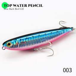 Hunthouse GHOST SNAKE Topwater Pencil Fishing Lure 60/90/100mm 6.4/12.4/18.8g Surface Floating Bait Lure For Seabass LW536