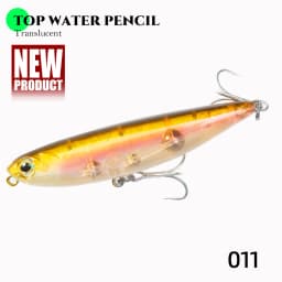 Hunthouse GHOST SNAKE Topwater Pencil Fishing Lure 60/90/100mm 6.4/12.4/18.8g Surface Floating Bait Lure For Seabass LW536