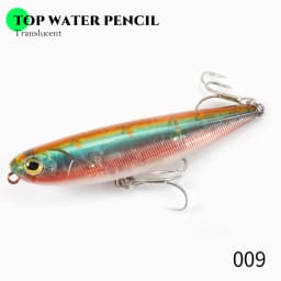Hunthouse GHOST SNAKE Topwater Pencil Fishing Lure 60/90/100mm 6.4/12.4/18.8g Surface Floating Bait Lure For Seabass LW536