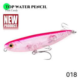 Hunthouse GHOST SNAKE Topwater Pencil Fishing Lure 60/90/100mm 6.4/12.4/18.8g Surface Floating Bait Lure For Seabass LW536