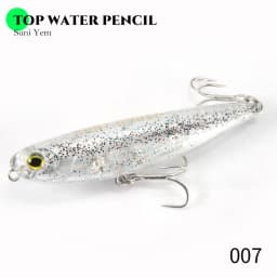 Hunthouse GHOST SNAKE Topwater Pencil Fishing Lure 60/90/100mm 6.4/12.4/18.8g Surface Floating Bait Lure For Seabass LW536