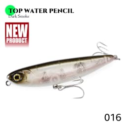 Hunthouse GHOST SNAKE Topwater Pencil Fishing Lure 60/90/100mm 6.4/12.4/18.8g Surface Floating Bait Lure For Seabass LW536