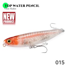 Hunthouse GHOST SNAKE Topwater Pencil Fishing Lure 60/90/100mm 6.4/12.4/18.8g Surface Floating Bait Lure For Seabass LW536