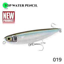 Hunthouse GHOST SNAKE Topwater Pencil Fishing Lure 60/90/100mm 6.4/12.4/18.8g Surface Floating Bait Lure For Seabass LW536