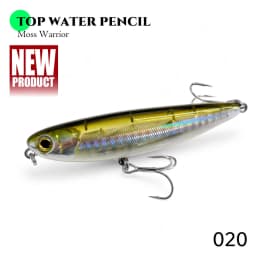 Hunthouse GHOST SNAKE Topwater Pencil Fishing Lure 60/90/100mm 6.4/12.4/18.8g Surface Floating Bait Lure For Seabass LW536