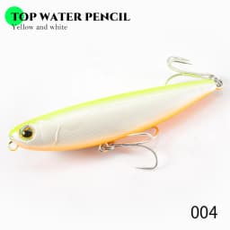 Hunthouse GHOST SNAKE Topwater Pencil Fishing Lure 60/90/100mm 6.4/12.4/18.8g Surface Floating Bait Lure For Seabass LW536
