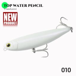 Hunthouse GHOST SNAKE Topwater Pencil Fishing Lure 60/90/100mm 6.4/12.4/18.8g Surface Floating Bait Lure For Seabass LW536