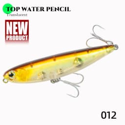 Hunthouse GHOST SNAKE Topwater Pencil Fishing Lure 60/90/100mm 6.4/12.4/18.8g Surface Floating Bait Lure For Seabass LW536