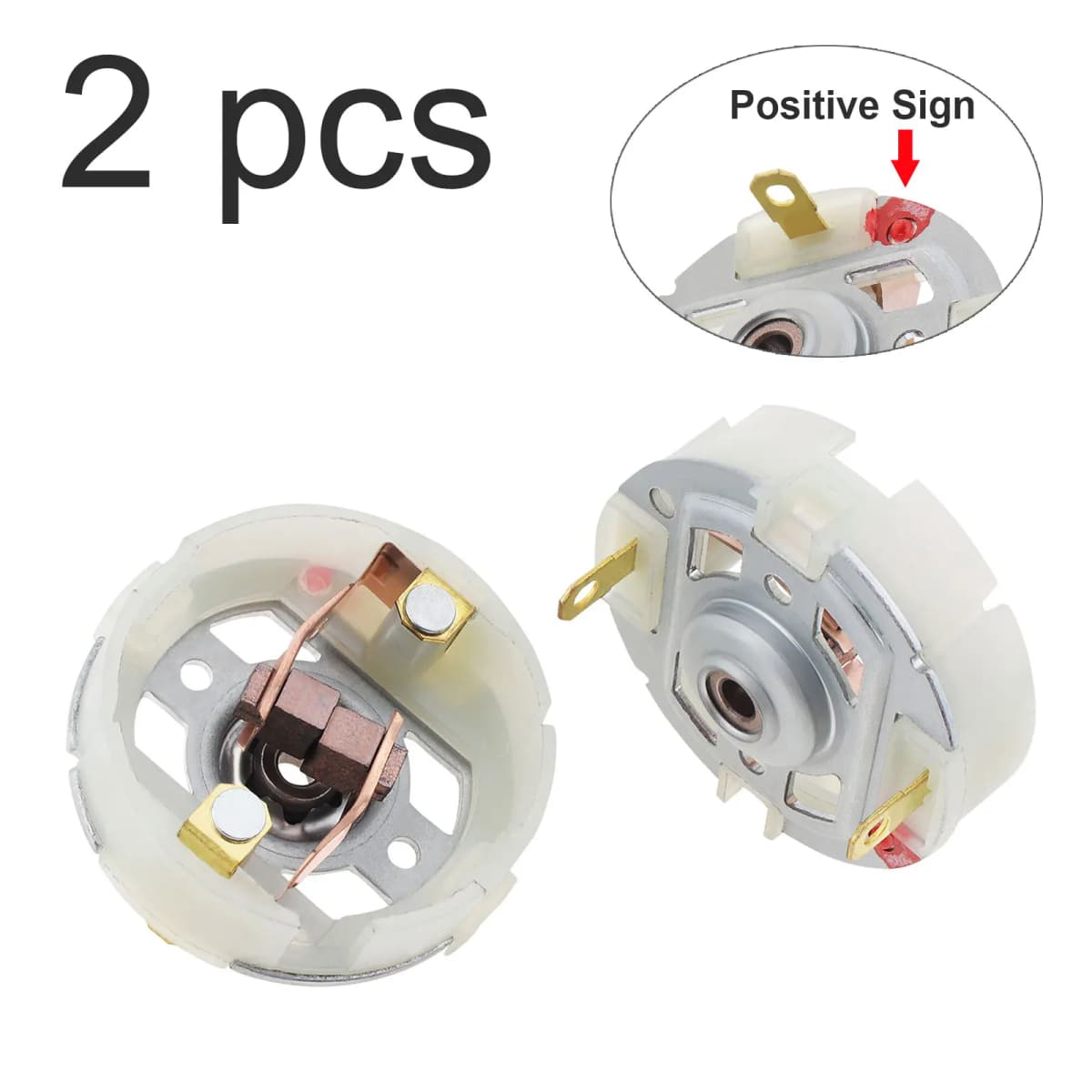 2Pcs RS550 Electric Drill Motor Carbon Brush Holder with Copper Brush Replacement for RS550 RS555 RS545 Motor Accessories