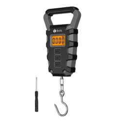 50KG Digital Fishing Scale with Ruler Portable Travel Luggage Weighing Scale Digital Fishing Scale Kitchen Food Scale