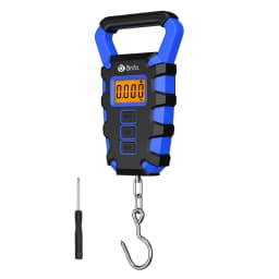 50KG Digital Fishing Scale with Ruler Portable Travel Luggage Weighing Scale Digital Fishing Scale Kitchen Food Scale