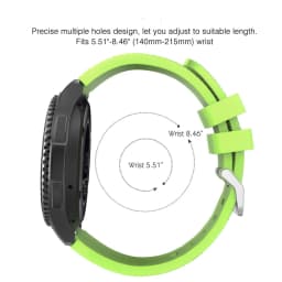 22mm soft silicone strap For samsung Galaxy wtch 3 46mm Gear S3 Huawei watch GT GT2 46mm comfortable strap for Amazfirt GTR 47mm