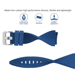 22mm soft silicone strap For samsung Galaxy wtch 3 46mm Gear S3 Huawei watch GT GT2 46mm comfortable strap for Amazfirt GTR 47mm