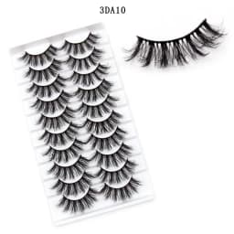 Eyelashes 5/10/16 Pairs 3D Faux Mink Lashes Natural False Eyelashes Reusable Dramatic Volume Lashes Makeup Eyelash Extension