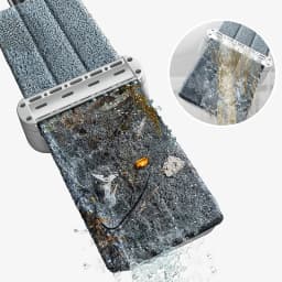 Mmagic Mop for Wash Floor Mop Cleaner Cleaning Flat Spin Mop Bucket Floor House Cleaning Easy Home Cleaning 360° Rotation With