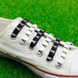 Weiou Laces 8MM Silk Screen Printed String Casual Shoe Lacet Trendy Skeleton Cartoon Skull High Rank Canvas Printing Cordones