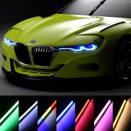 4x Universal Vehicle Led Strip 17CM COB Car Led Strip For Auto DRL Daytime Running Light External Waterproof Styling 12V Led Bar