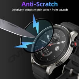 Screen Protector for Amazfit GTR 4 3 Pro 2 Balance T-Rex Active Max, Full Cover Anti-scratch Soft Protection Film Accessories