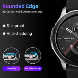 Screen Protector for Amazfit GTR 4 3 Pro 2 Balance T-Rex Active Max, Full Cover Anti-scratch Soft Protection Film Accessories