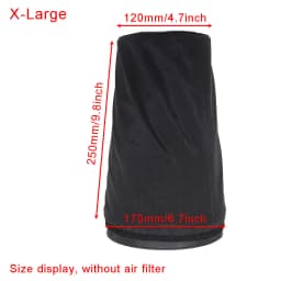 Universal Cone Air Filter Protective Cover Waterproof Oilproof Dustproof for Car High Flow Cold Air Intake Filters