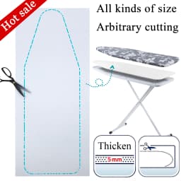 IRONING BOARD FELT PAD , Universal Replacement Ironing Board Felt Padding Underlay Breathable Cotton Felt,Easy to Cut