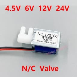 DC 4.5V 6V 12V 24V Tiny Mini Solenoid Valve Normally Closed N/C Flow Control Water Valve 5V Water pump