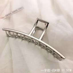 Ruoshui Woman Novelty Irregular Hairpins Punk Style Metal Silver Hair Claws Barrettes Women Hair Accessories Hair Clips Hairgrip