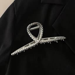 Ruoshui Woman Novelty Irregular Hairpins Punk Style Metal Silver Hair Claws Barrettes Women Hair Accessories Hair Clips Hairgrip