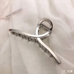 Ruoshui Woman Novelty Irregular Hairpins Punk Style Metal Silver Hair Claws Barrettes Women Hair Accessories Hair Clips Hairgrip