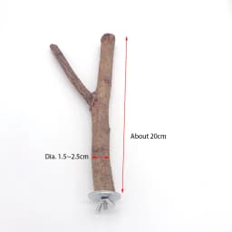 Natural Wood Pet Parrot Raw Wood Fork Tree Branch Stand Rack Squirrel Bird Hamster Branch Perches Chew Bite Toys Stick