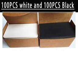 100/200 Pcs Playing Card Blank Hard Paper Card Paper DIY Board Game Postcard Handmade Wallpaper Postcards Message White Card