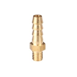 5pcs M4 M5 M6 M8 Metric Male Thread To 3mm 4mm 5mm 6mm 8mm Hose Barb OD Brass Barbed Pipe Fitting Coupler Connector Adapter