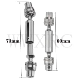 1/2 PCS Upgrade Metal Drive Shaft for WPL D12 C14 C24 B14 B24 B16 B36 C64-1 MN D90 D98 MN99S RC Car Parts Accessories
